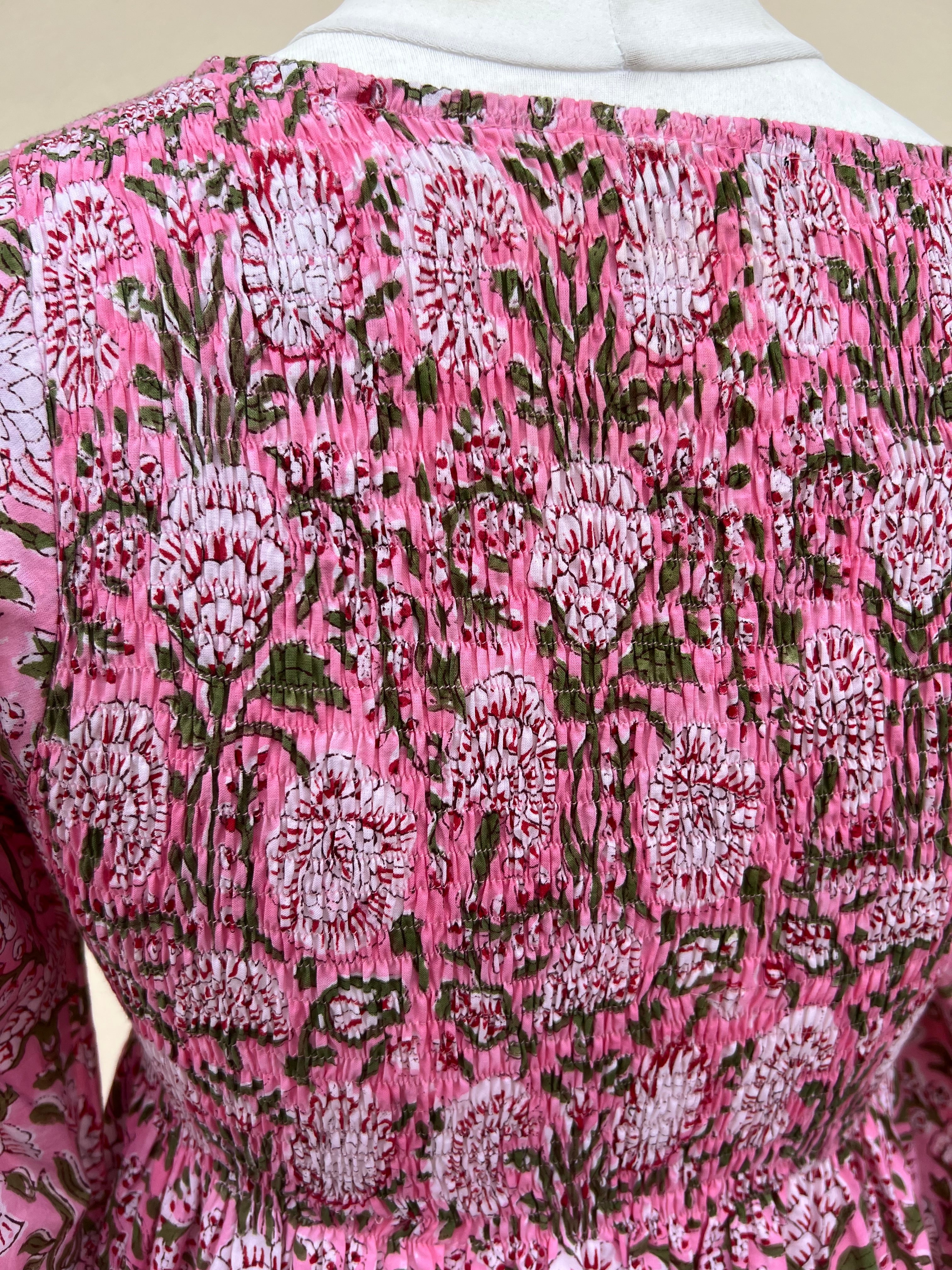 Hand Block Print Cotton Dress