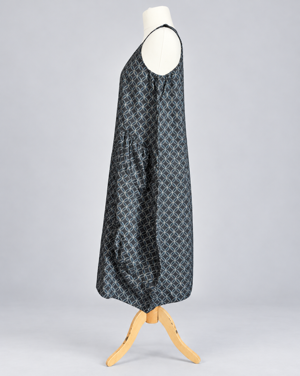 Rikka 2026 Shippo Pattern Cotton Dress – Made in Japan