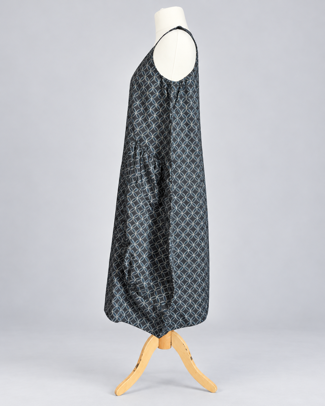 Rikka 2026 Shippo Pattern Cotton Dress – Made in Japan