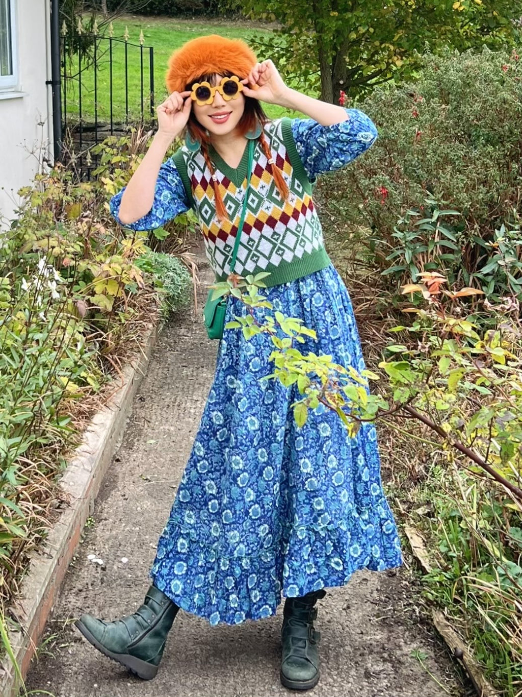 SUNFLOWER RETRO SUNGLASSES