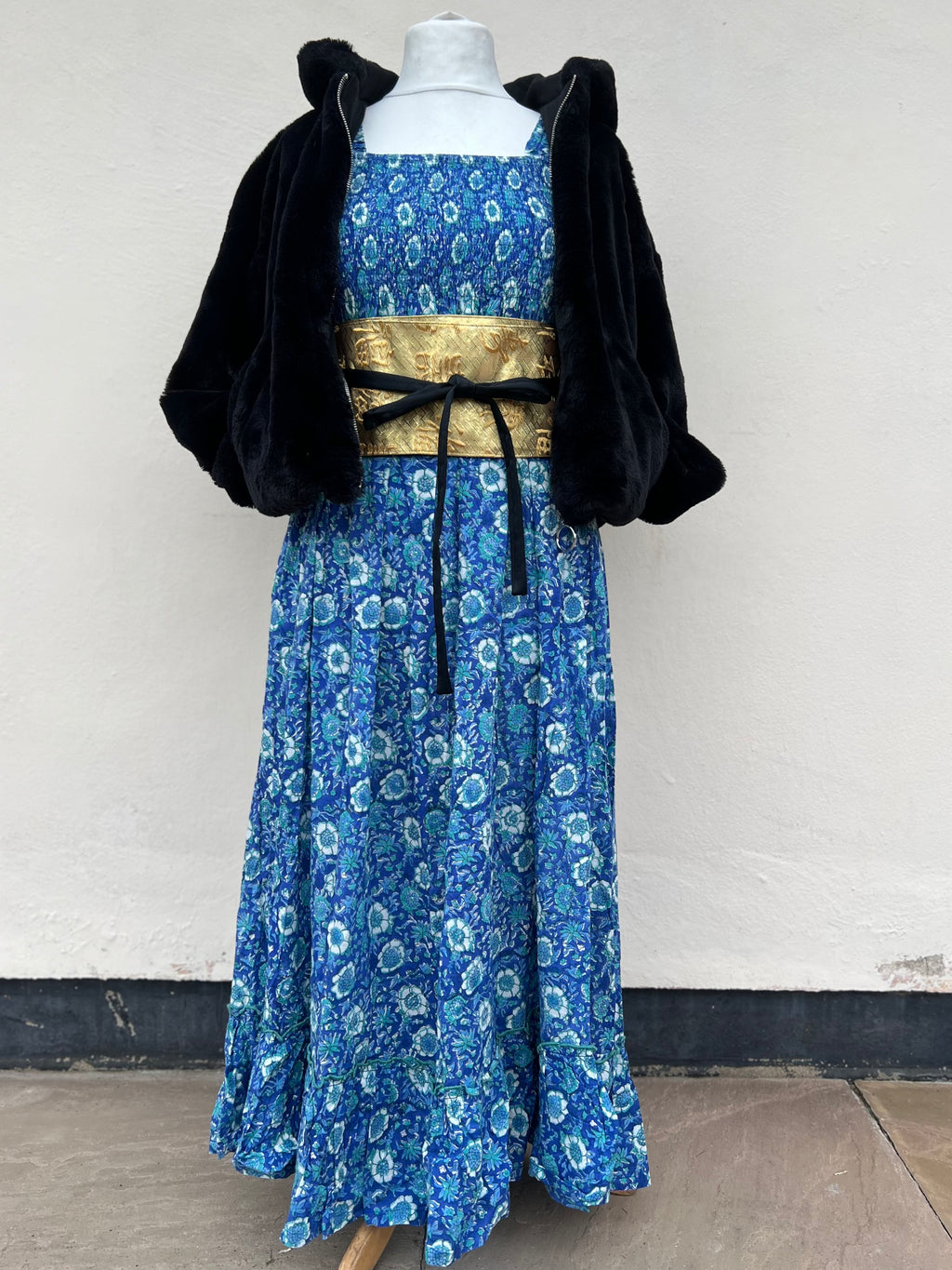 Reversible Upcycled Obi Belt – Made from Vintage Kimono Lining