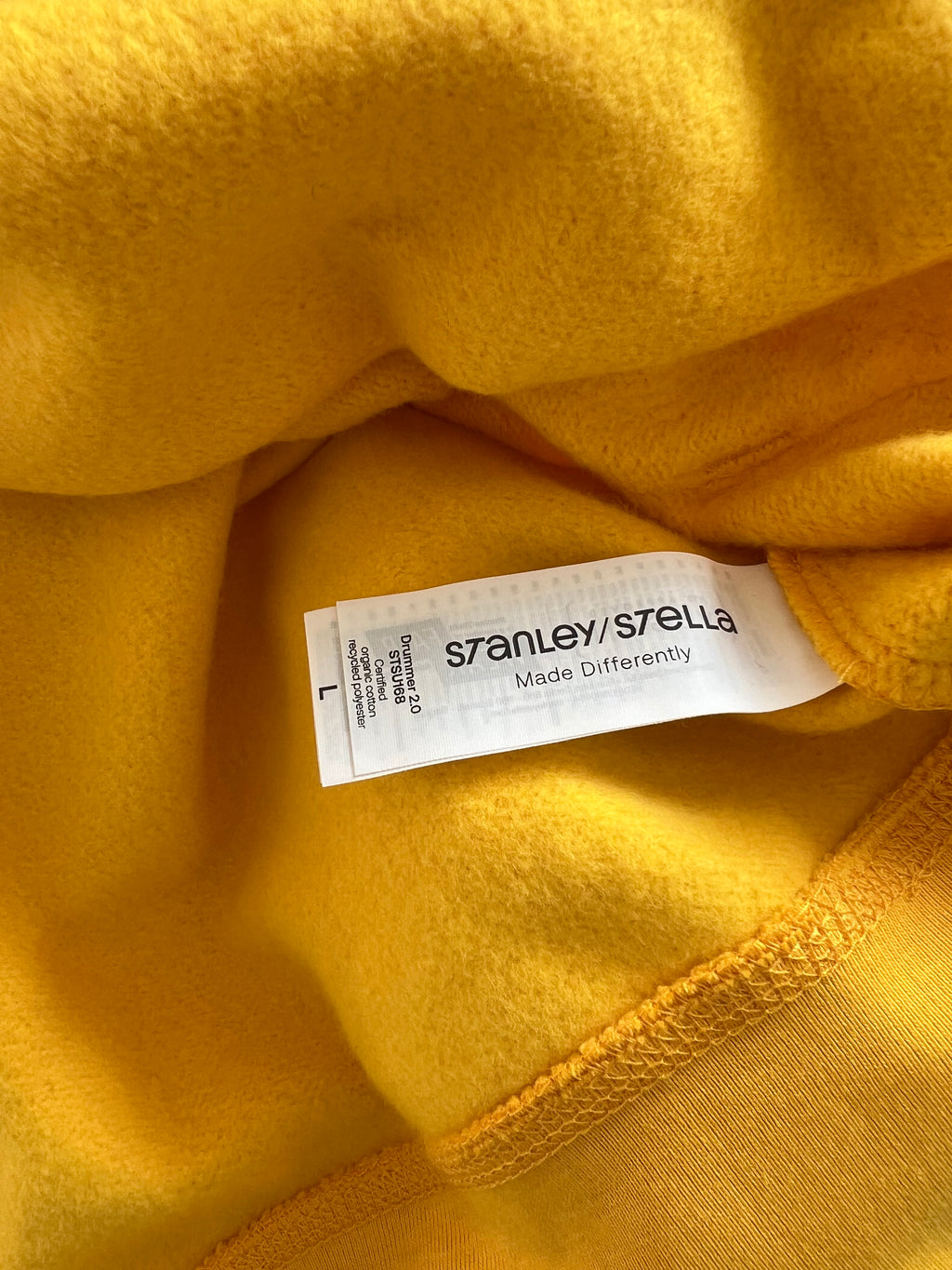 Handmade Upcycled Kimono Organic Cotton Hoodie XL size