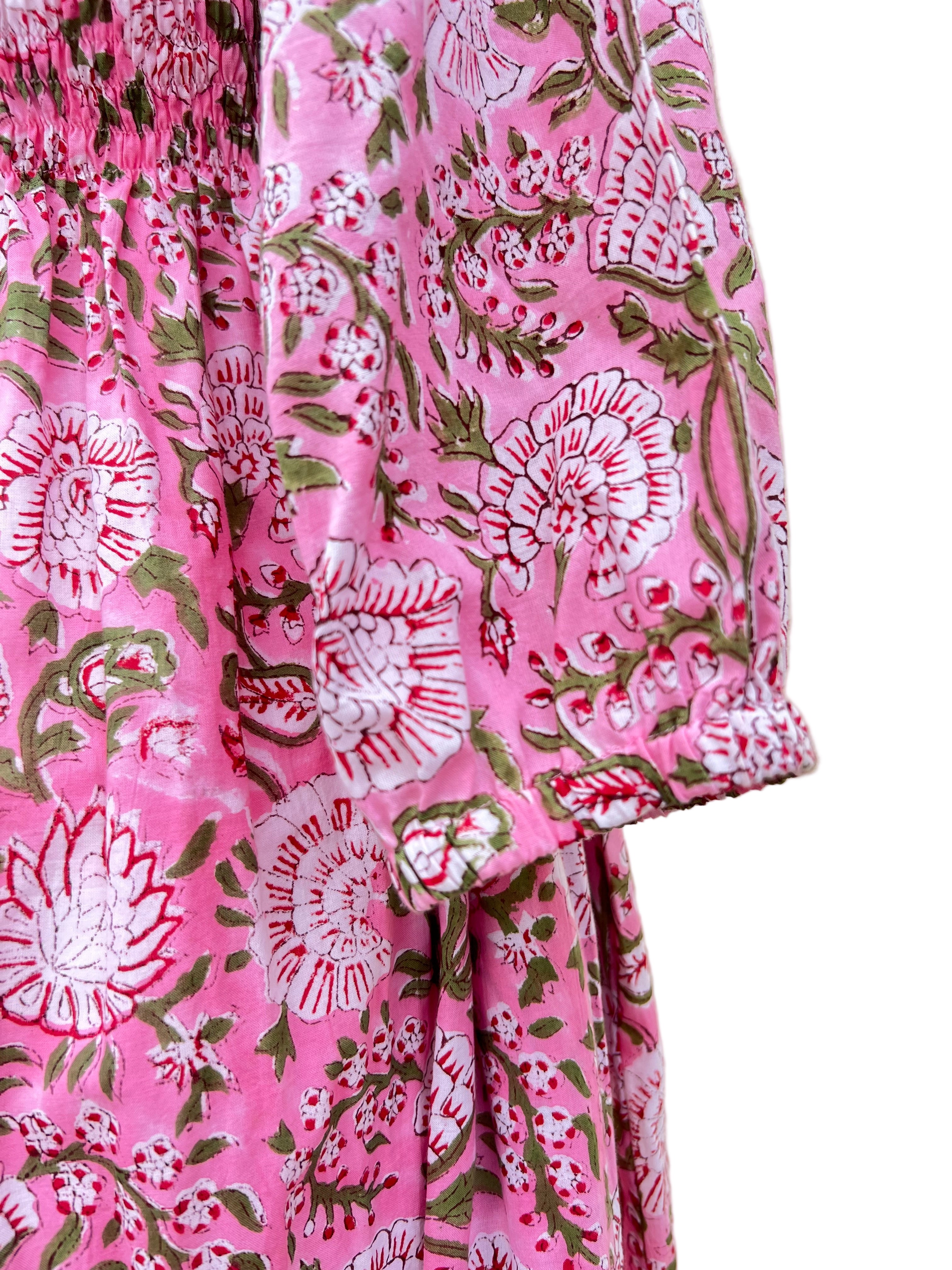 Hand Block Print Cotton Dress