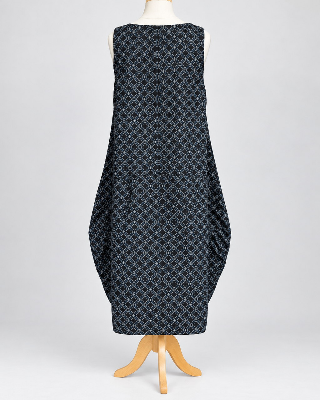 Rikka 2026 Shippo Pattern Cotton Dress – Made in Japan
