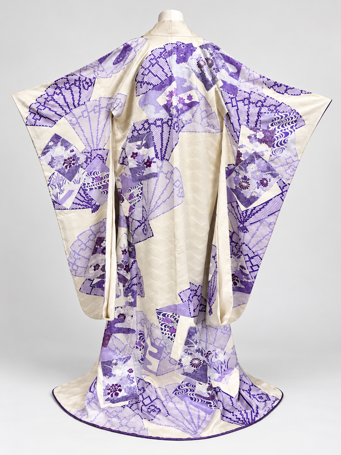 Vintage Japanese Silk Furisode Kimono