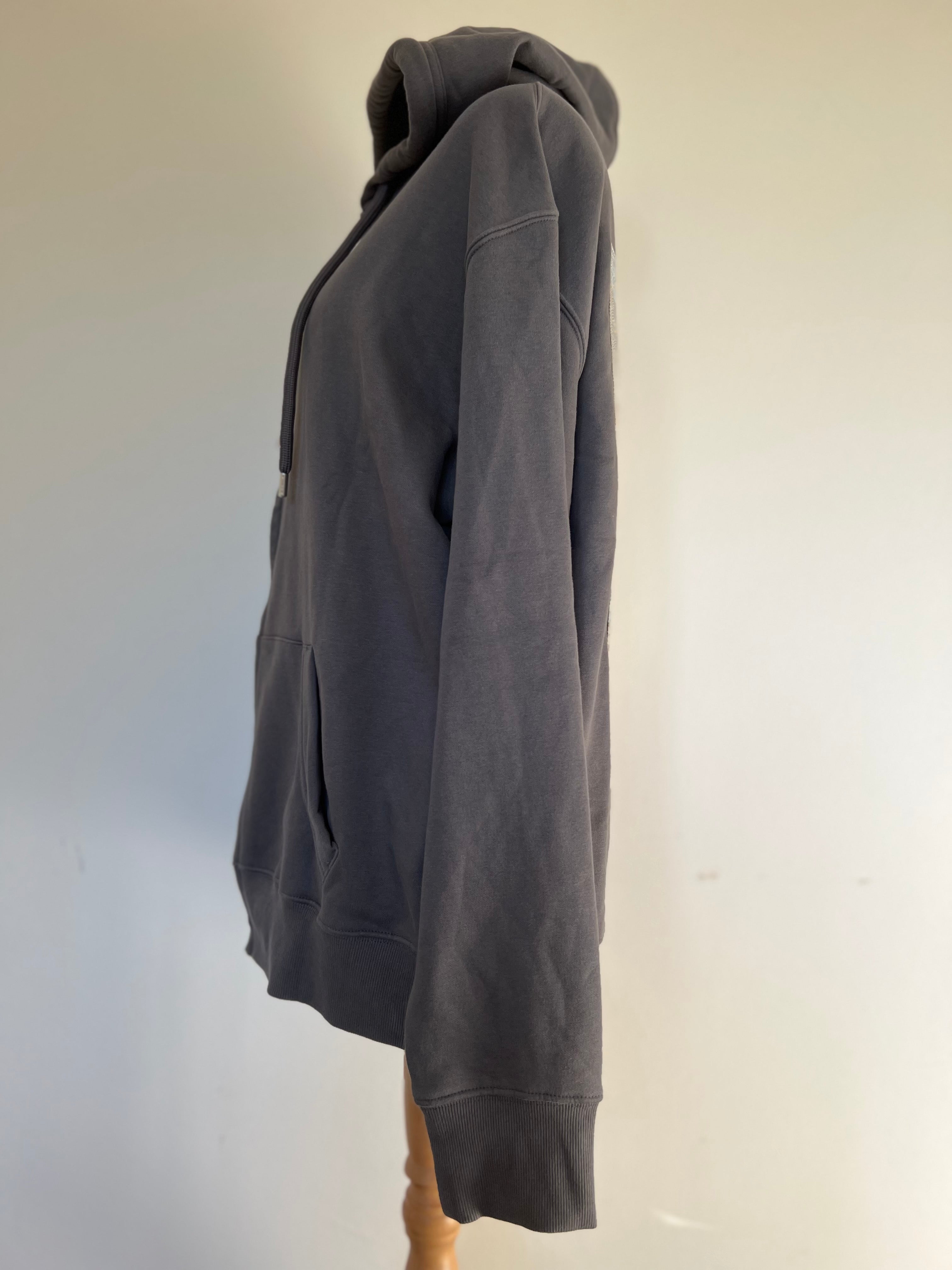 Handmade Upcycled Obi Organic Cotton Hoodie 2XLsize
