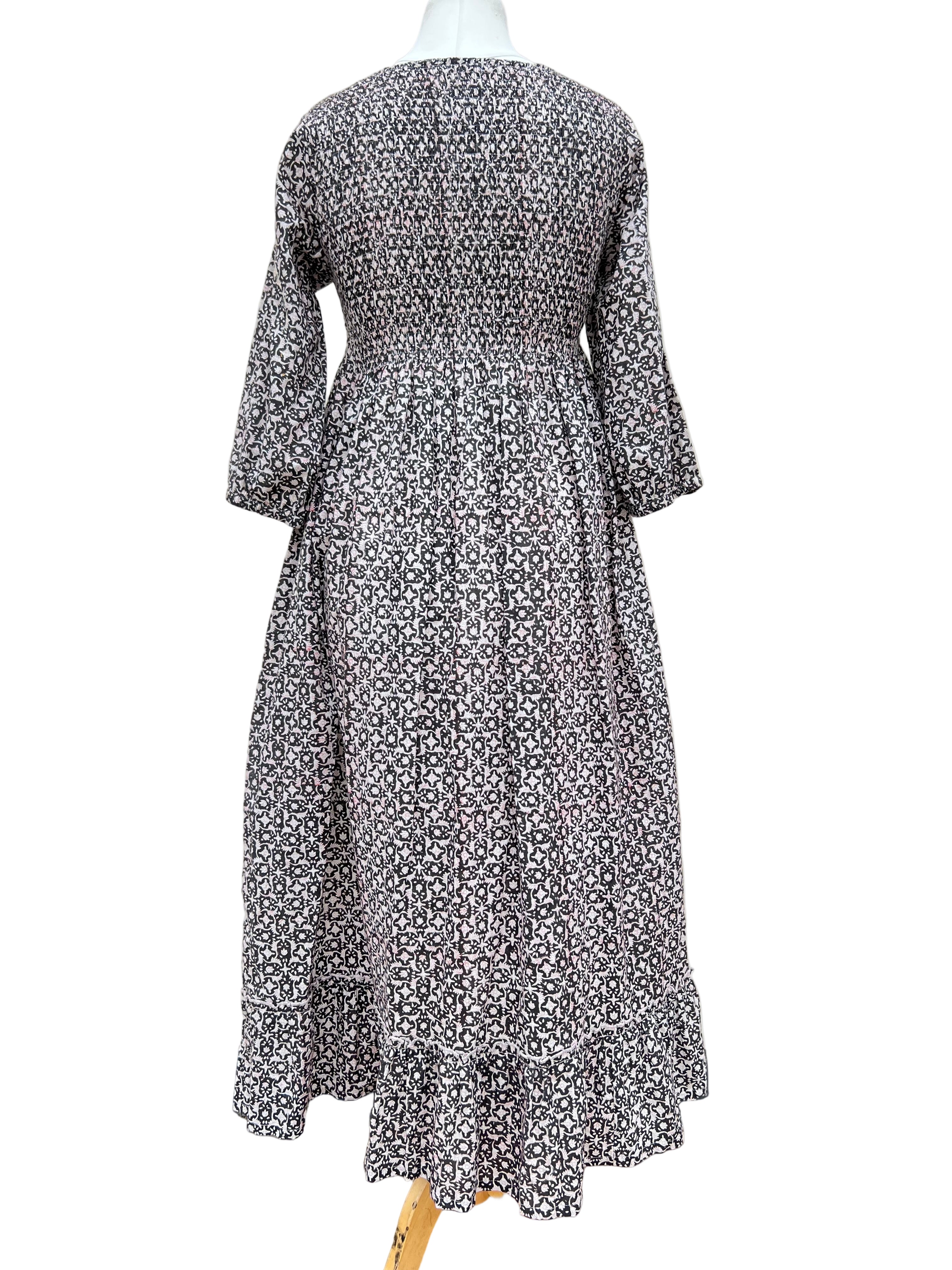 Hand Block Print Cotton Dress