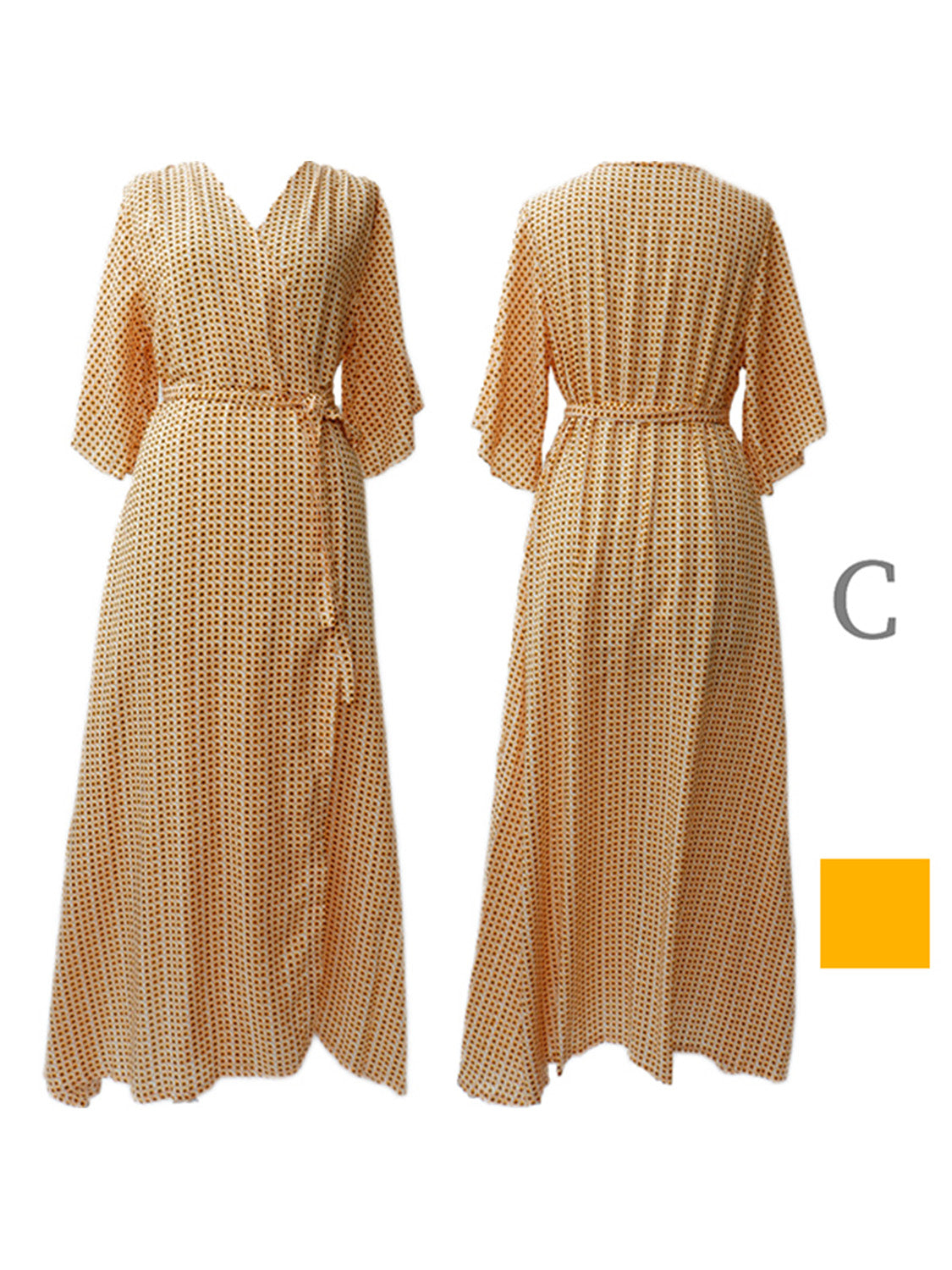 Kimono style Wrap dress