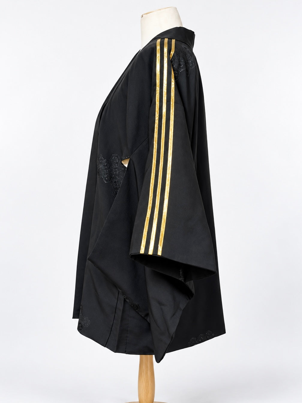 Reworked Vintage Japanese Family Crest Kimono Jacket