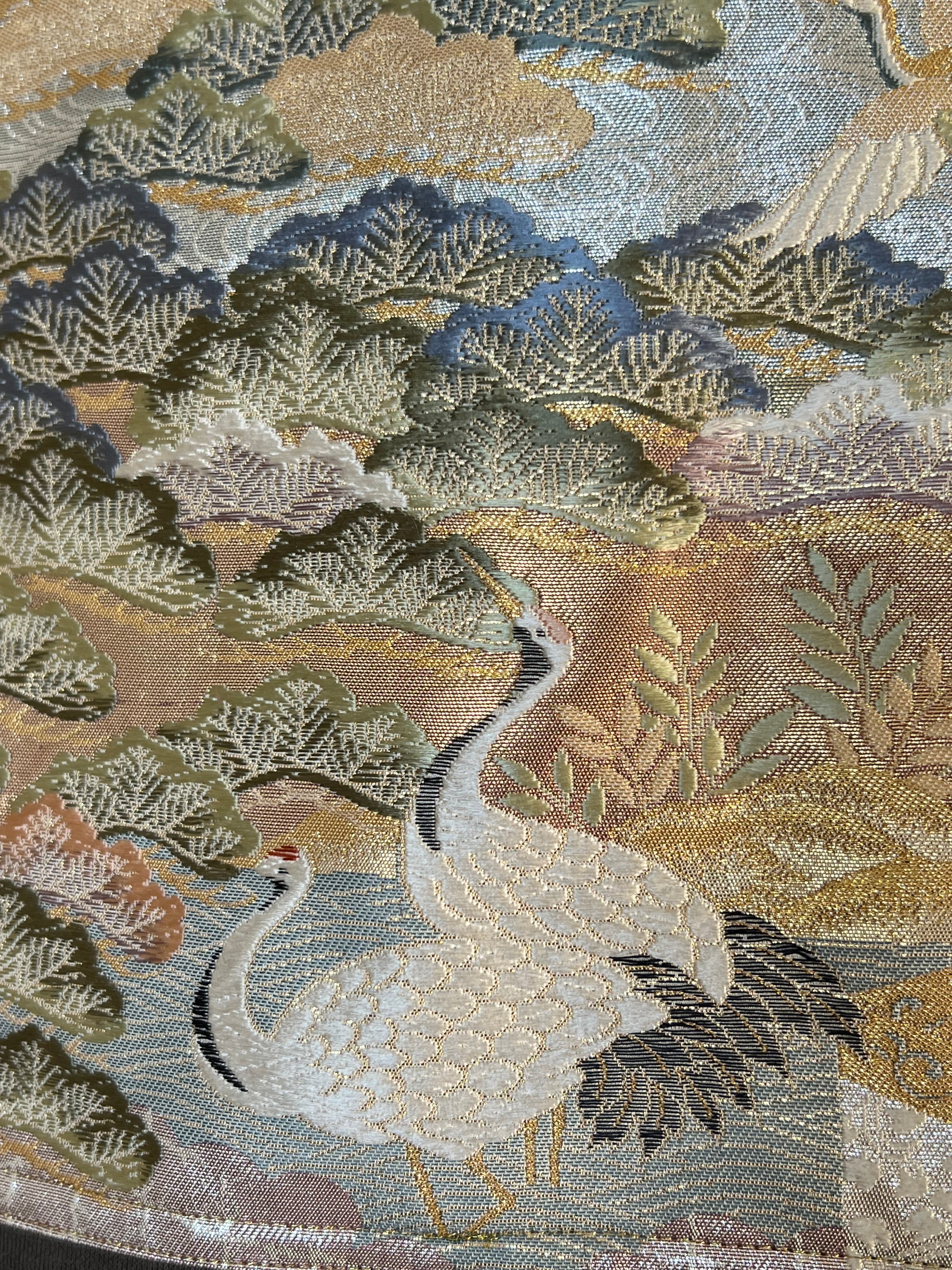 Handmade Upcycled Obi Organic Cotton Hoodie 2XLsize