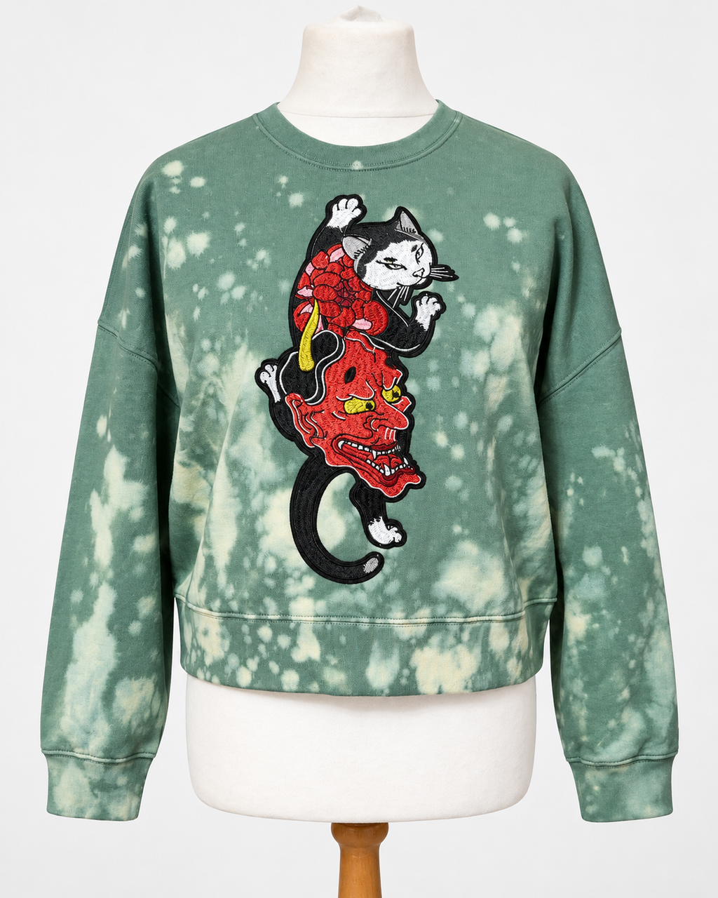 Organic Cotton Galaxy Cat Jumper S size
