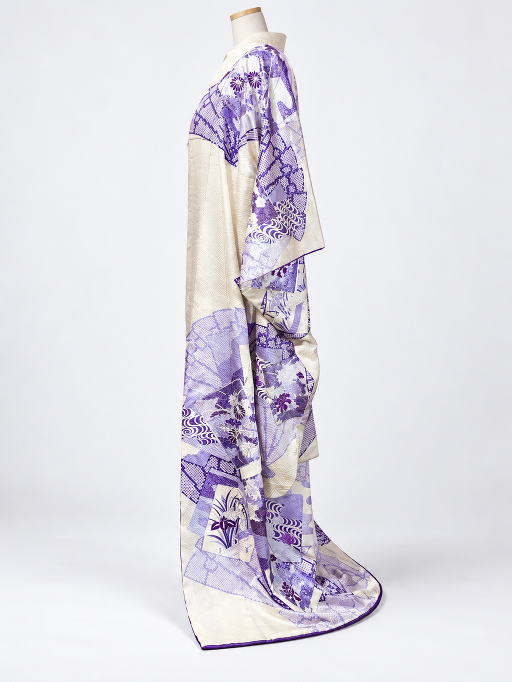 Vintage Japanese Silk Furisode Kimono
