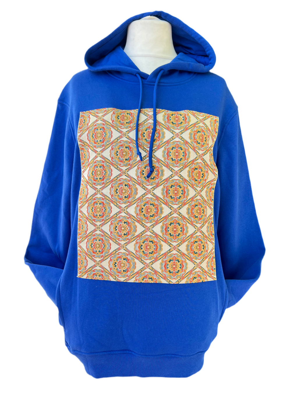 Handmade Upcycled Obi Organic Cotton Hoodie Msize