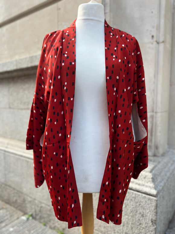 Red monochrome dot