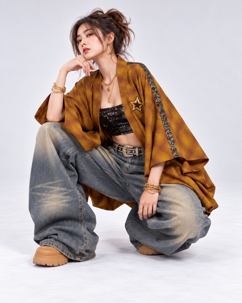 Reworked Vintage Japanese Kimono Jacket