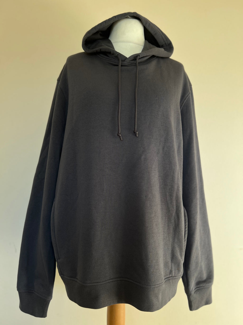 Handmade Upcycled Kimono Organic Cotton Hoodie XL size