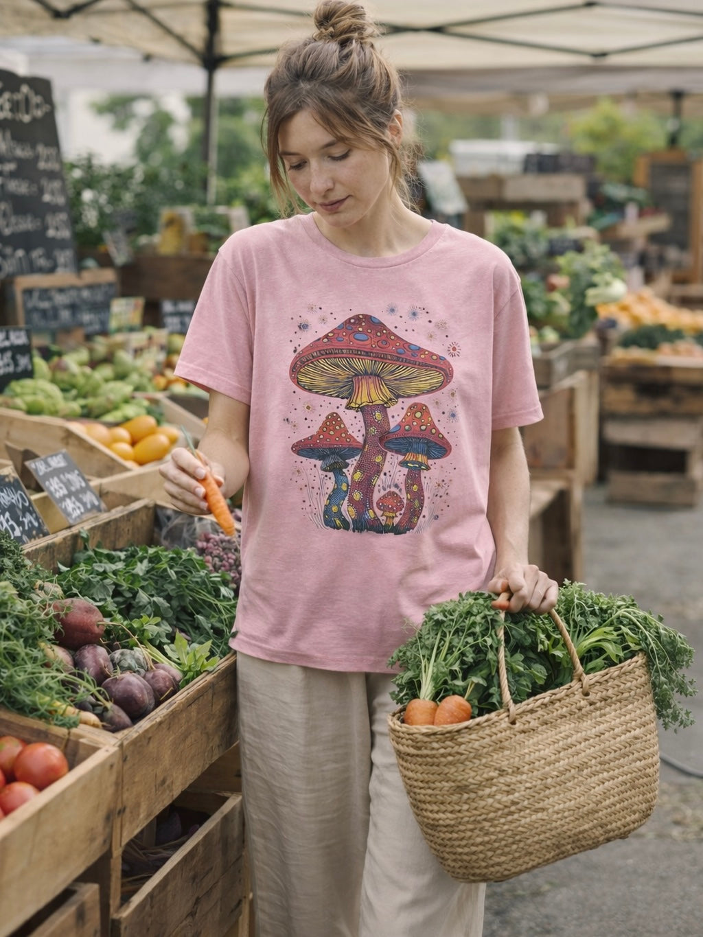 Dot Shroom Organic Cotton T-shirts