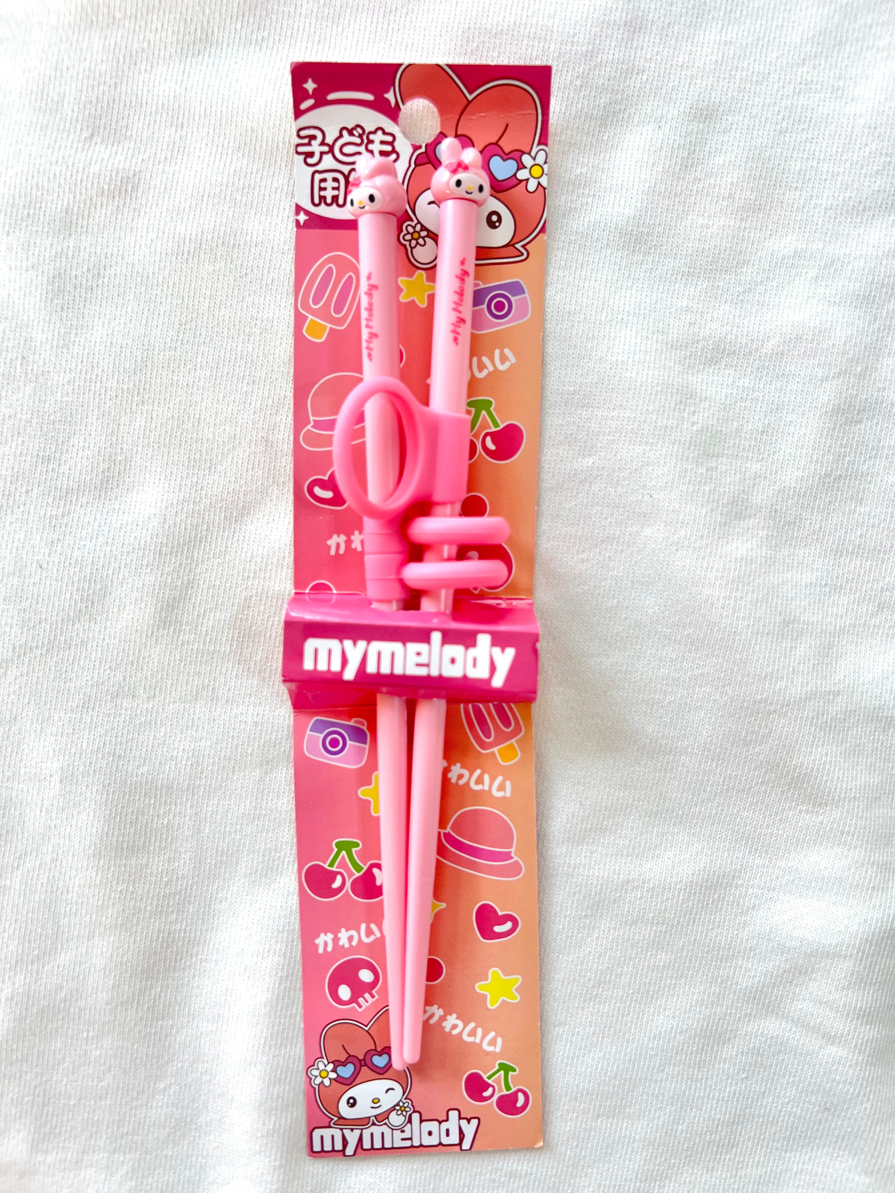 Sanrio Training Chopsticks – Easy-Grip with Detachable Silicone Guide