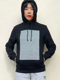 Handmade Upcycled Kimono Organic Cotton Hoodie S size