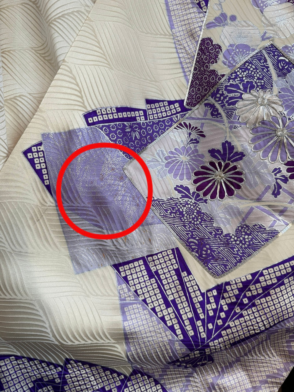 Vintage Japanese Silk Furisode Kimono