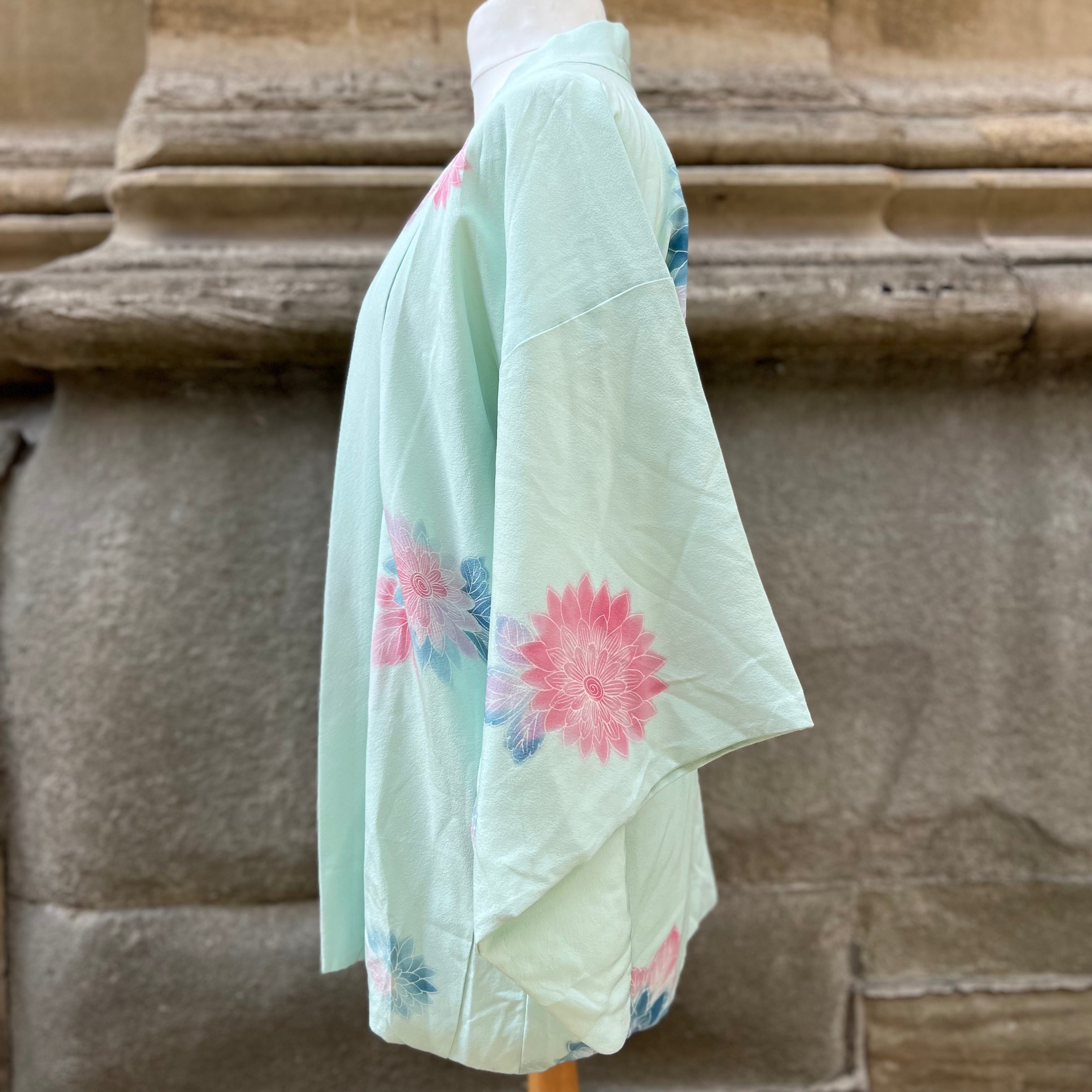 Mint green chrysanthemum