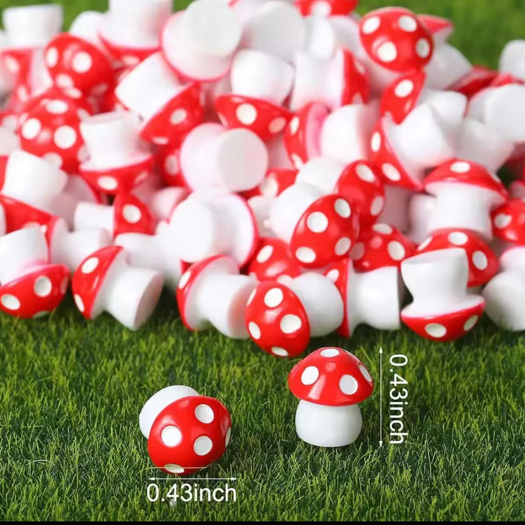 Cute Mini Mushroom Figure