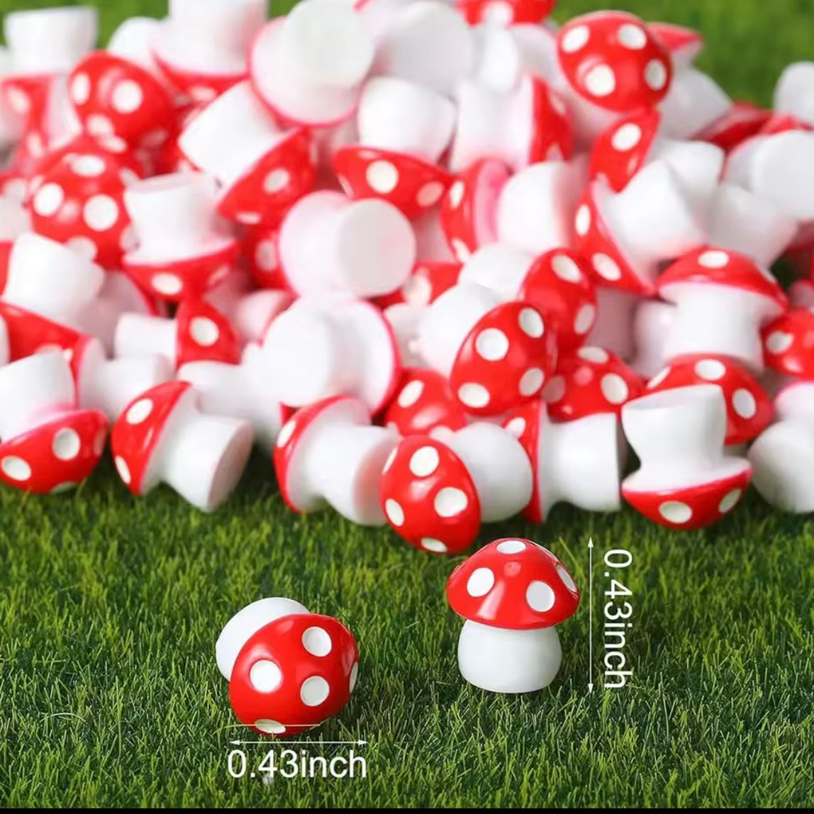 Cute Mini Mushroom Figure