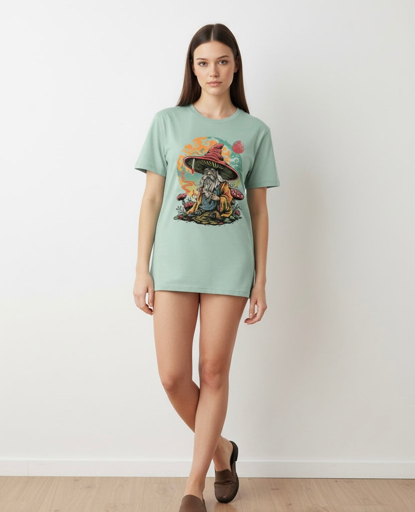 The Mushroom Wizard Organic cotton T-shirts