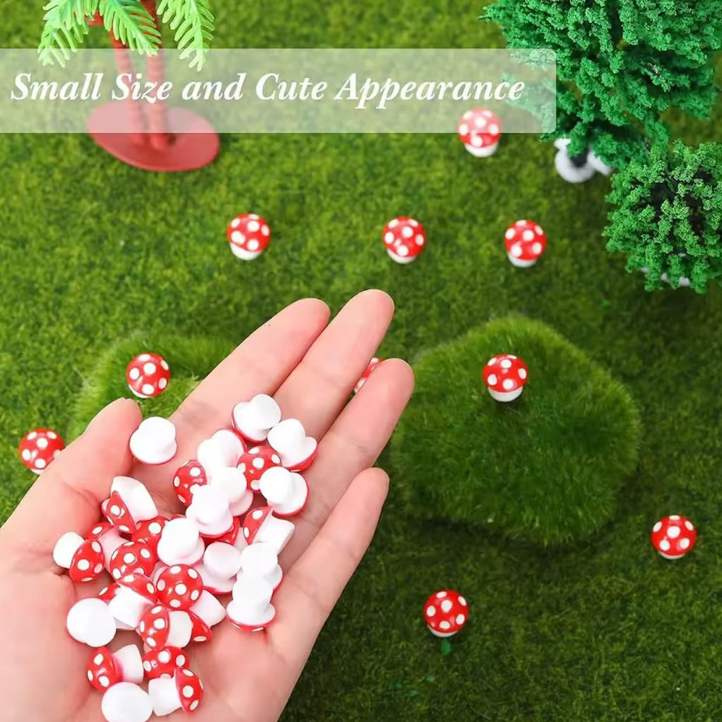 Cute Mini Mushroom Figure