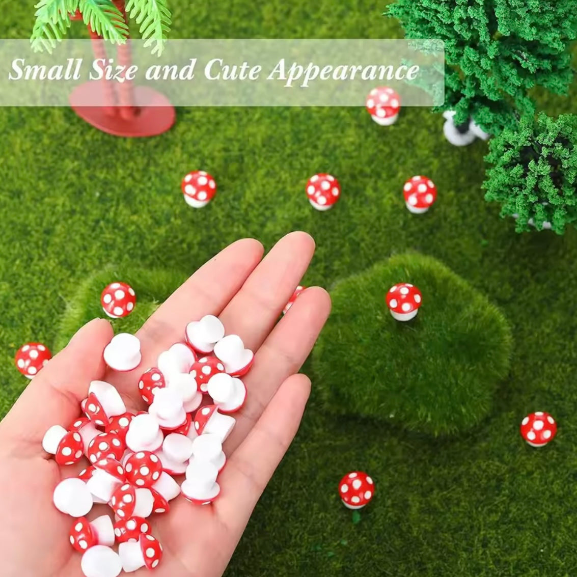 Cute Mini Mushroom Figure