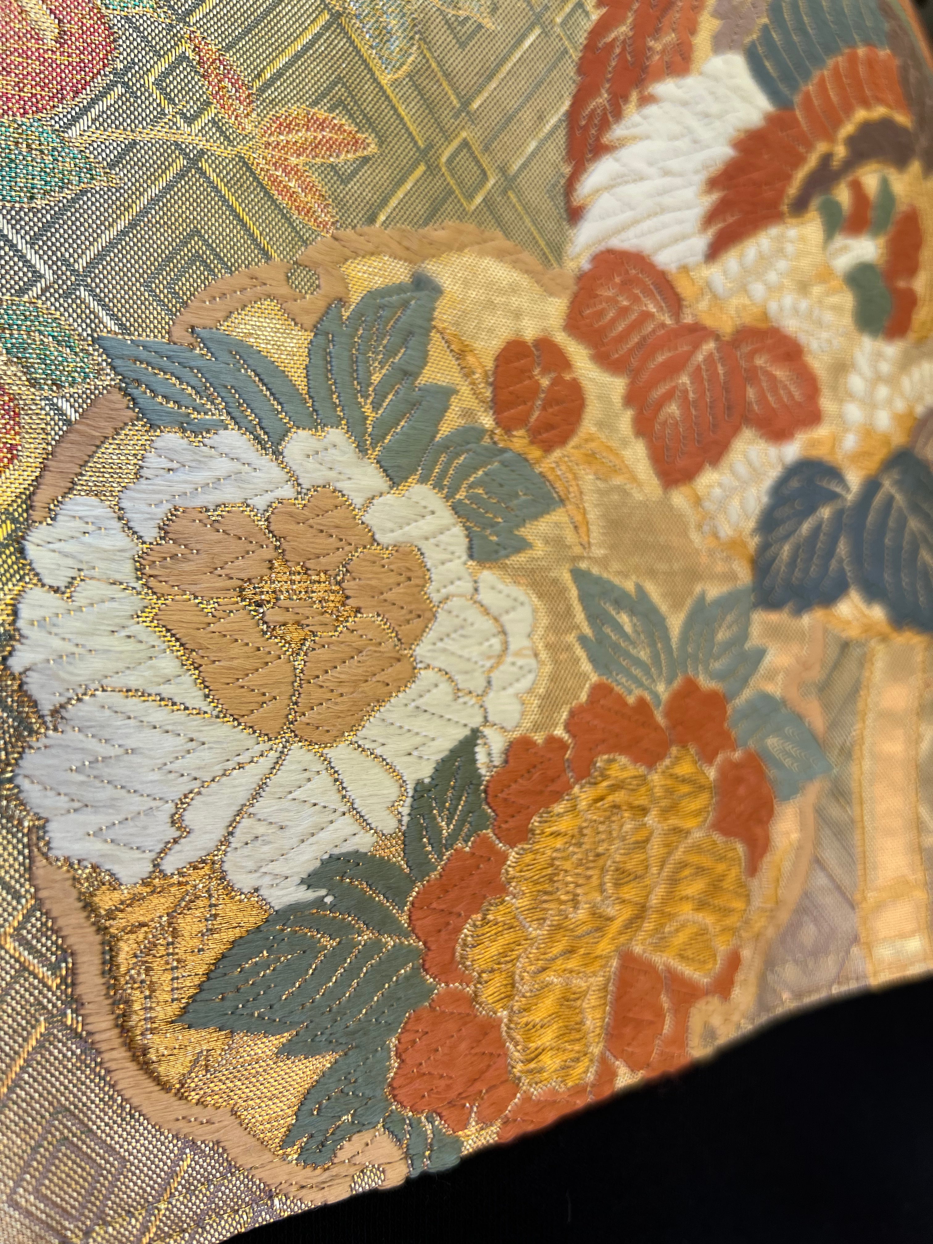 Handmade Upcycled Obi Organic Cotton Hoodie Msize