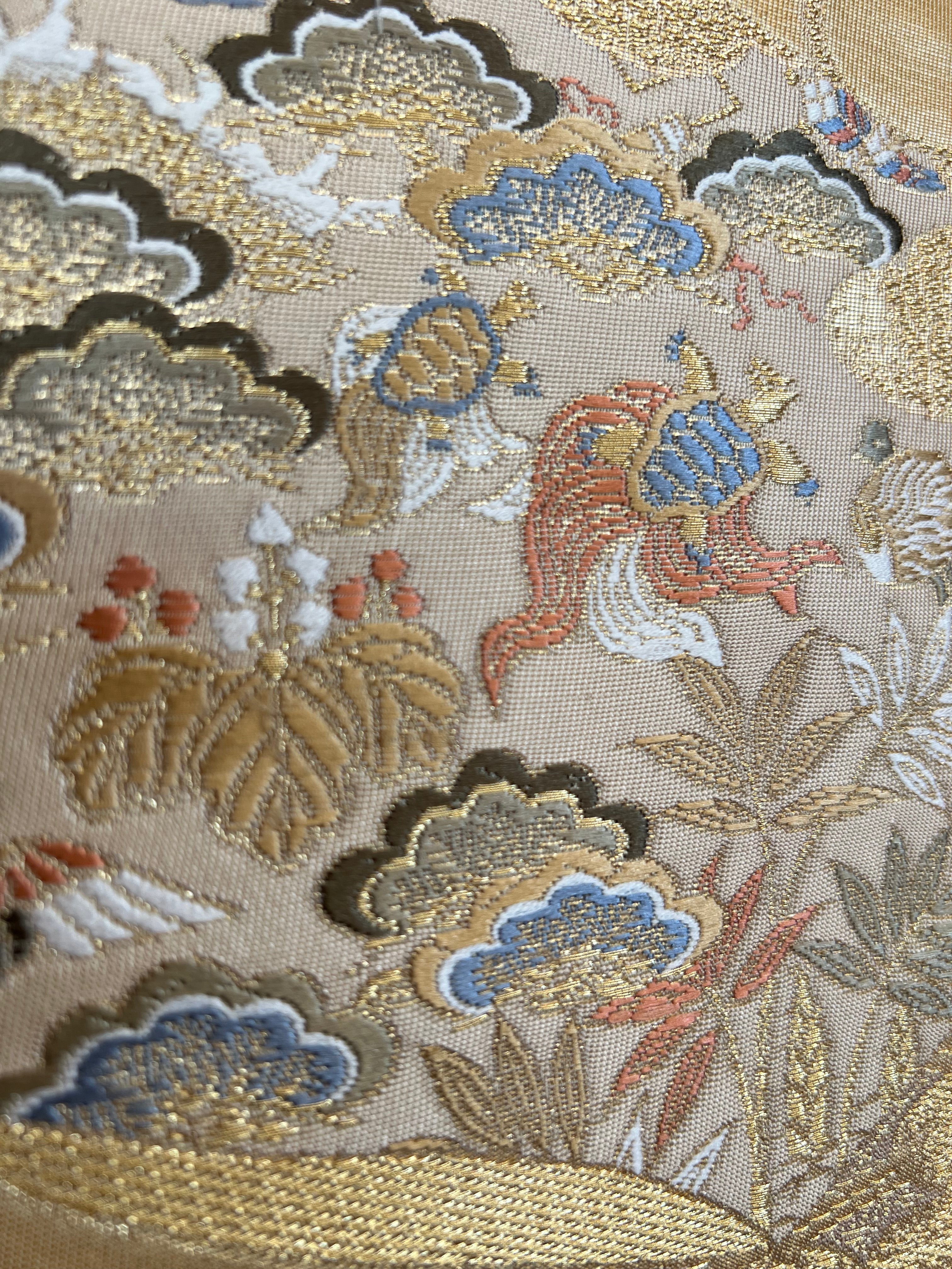 Handmade Upcycled Obi Organic Cotton Hoodie XLsize