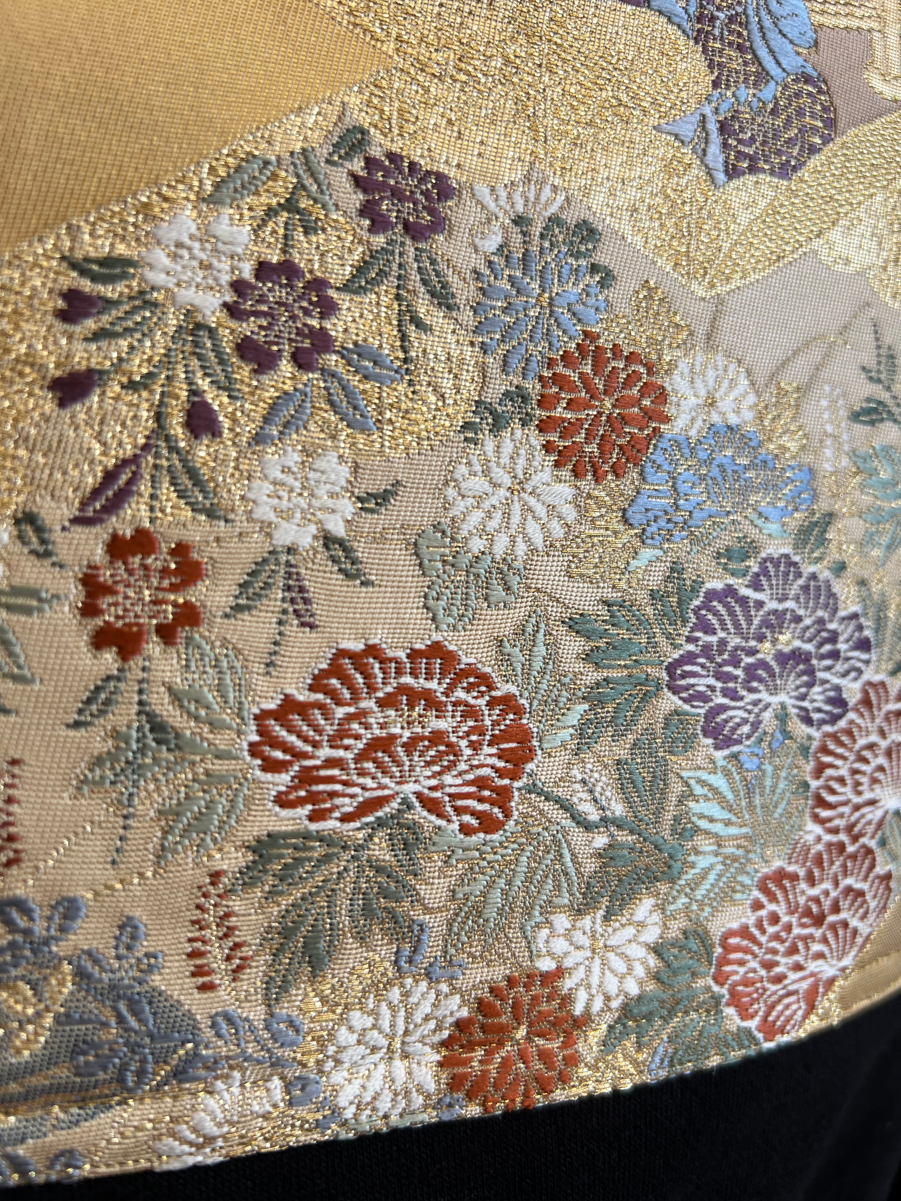 Handmade Upcycled Obi Organic Cotton Hoodie XLsize