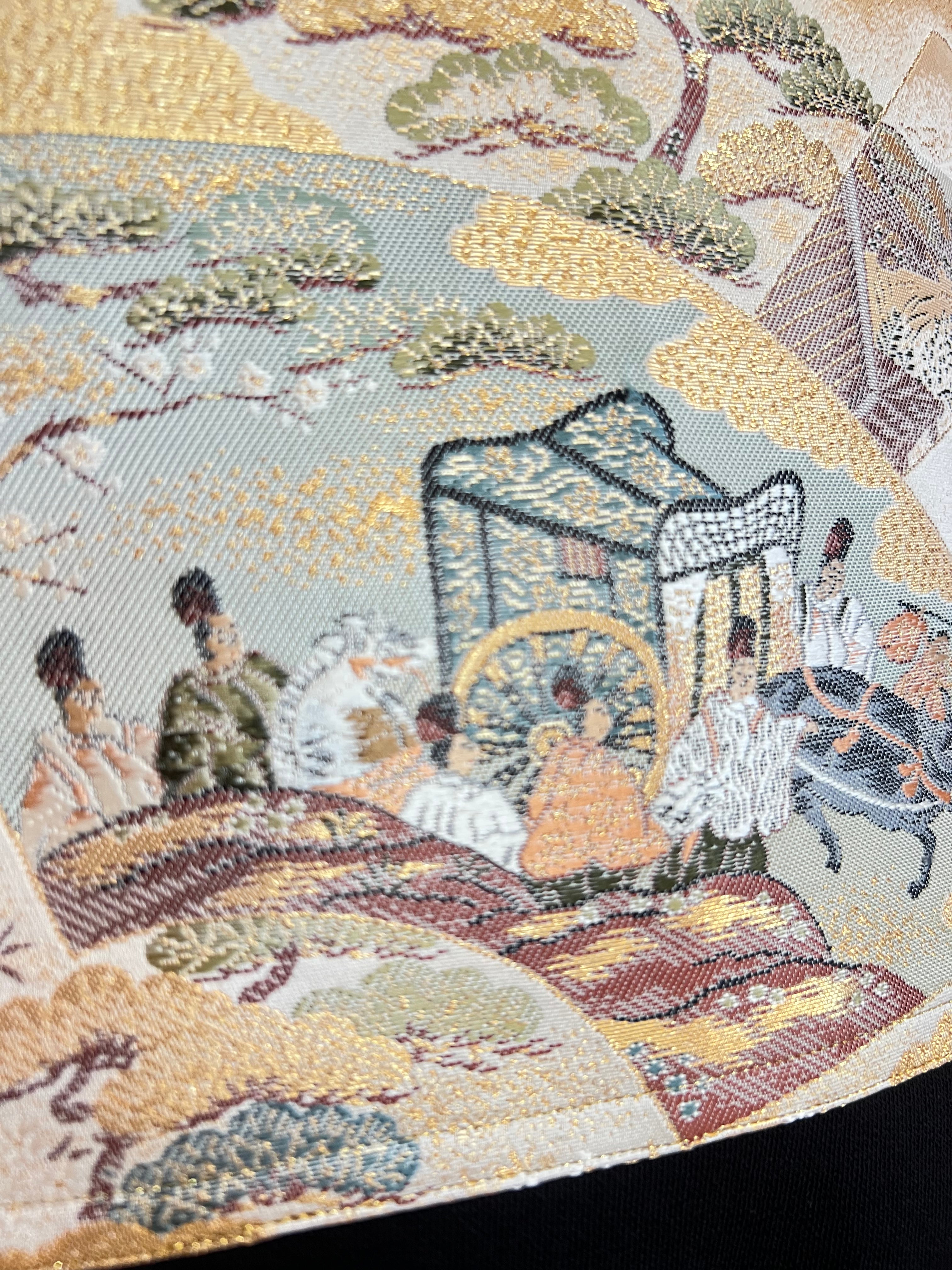 Handmade Upcycled Obi Organic Cotton Hoodie 2XLsize