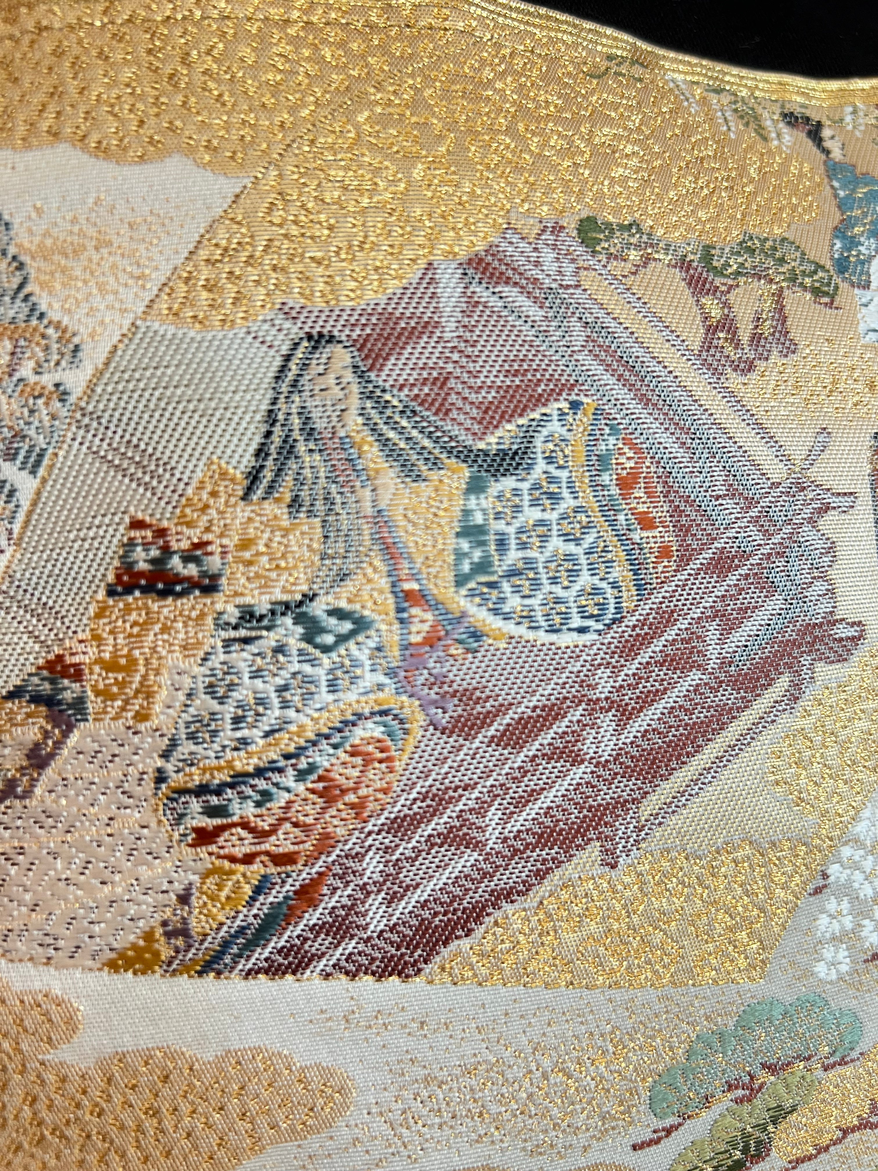 Handmade Upcycled Obi Organic Cotton Hoodie 2XLsize