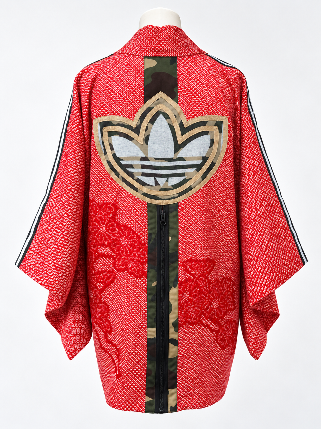 Reworked Vintage Japanese Shibori Kimono Jacket