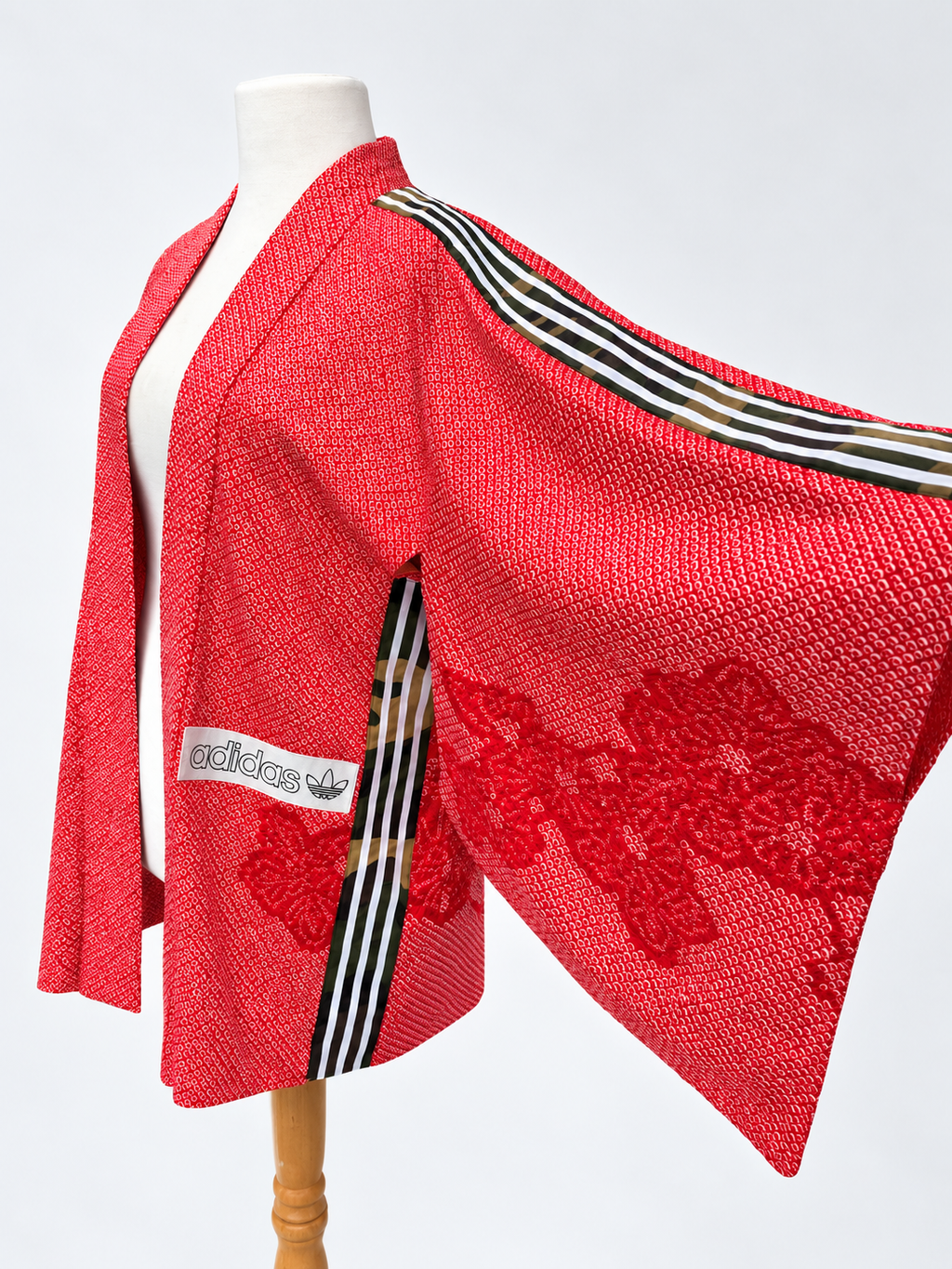 Reworked Vintage Japanese Shibori Kimono Jacket