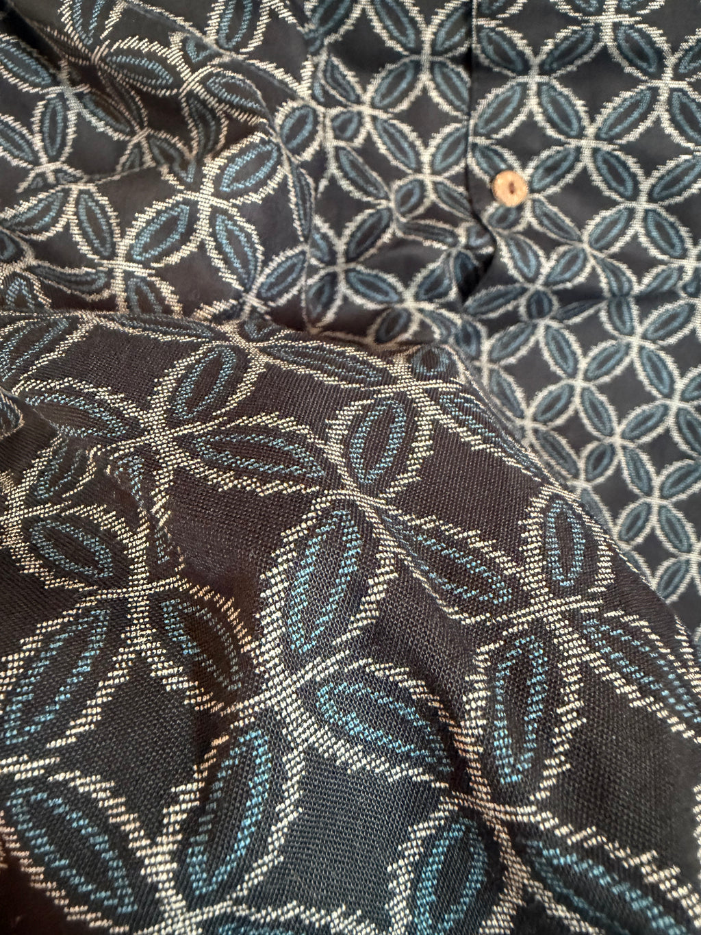 Rikka 2026 Shippo Pattern Cotton Shirt – Made in Japan