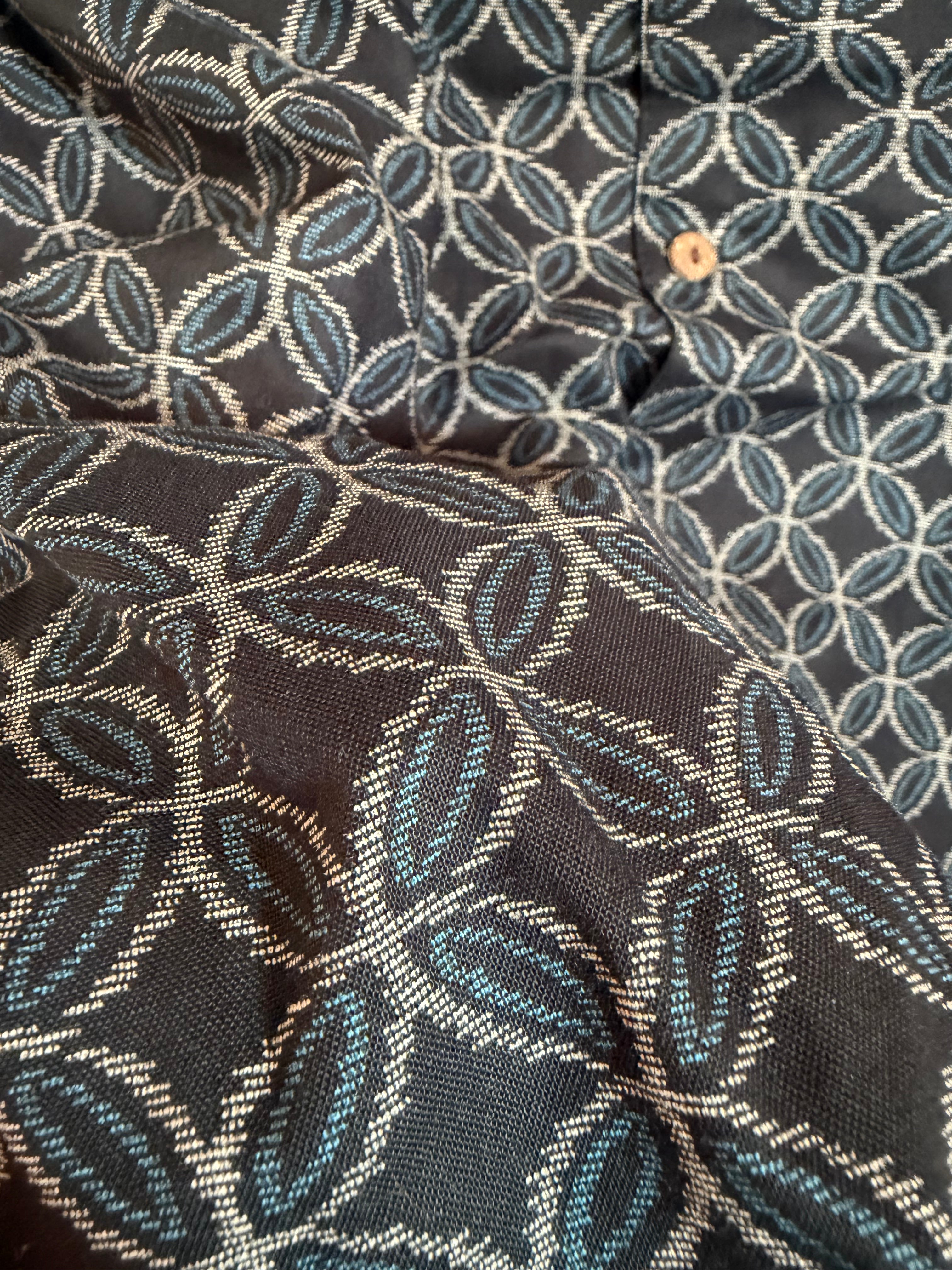 Rikka 2026 Shippo Pattern Cotton Shirt – Made in Japan