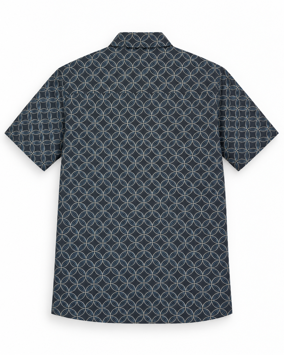 Rikka 2026 Shippo Pattern Cotton Shirt – Made in Japan