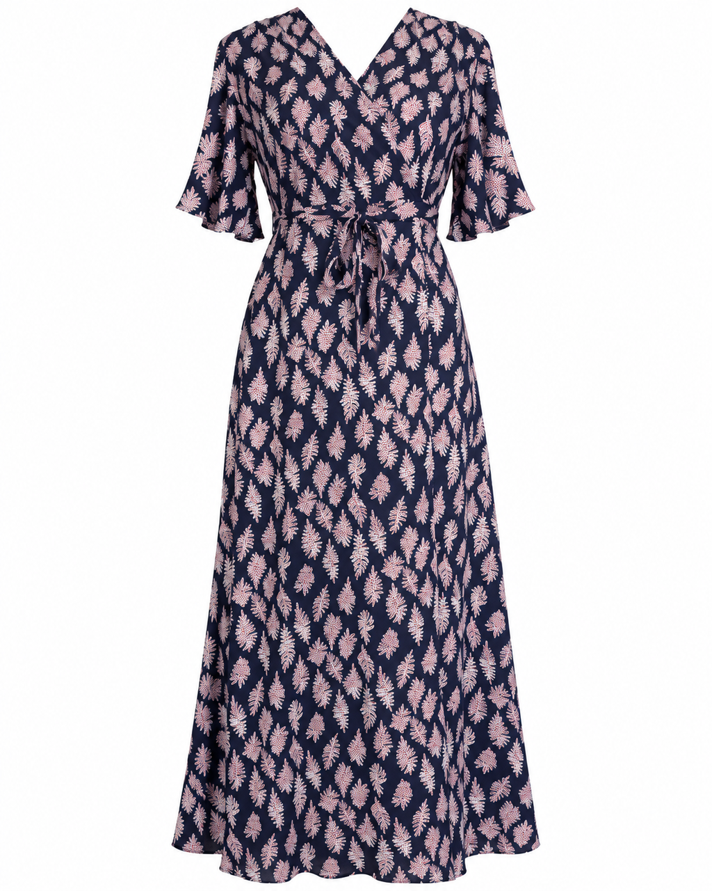 Exclusive Floral Wrap Maxi Dress