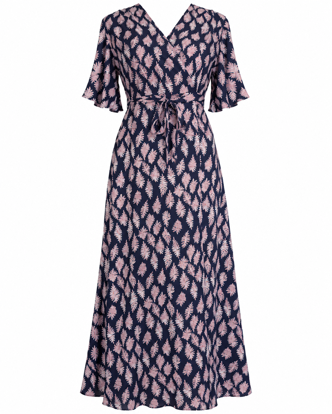 Exclusive Floral Wrap Maxi Dress
