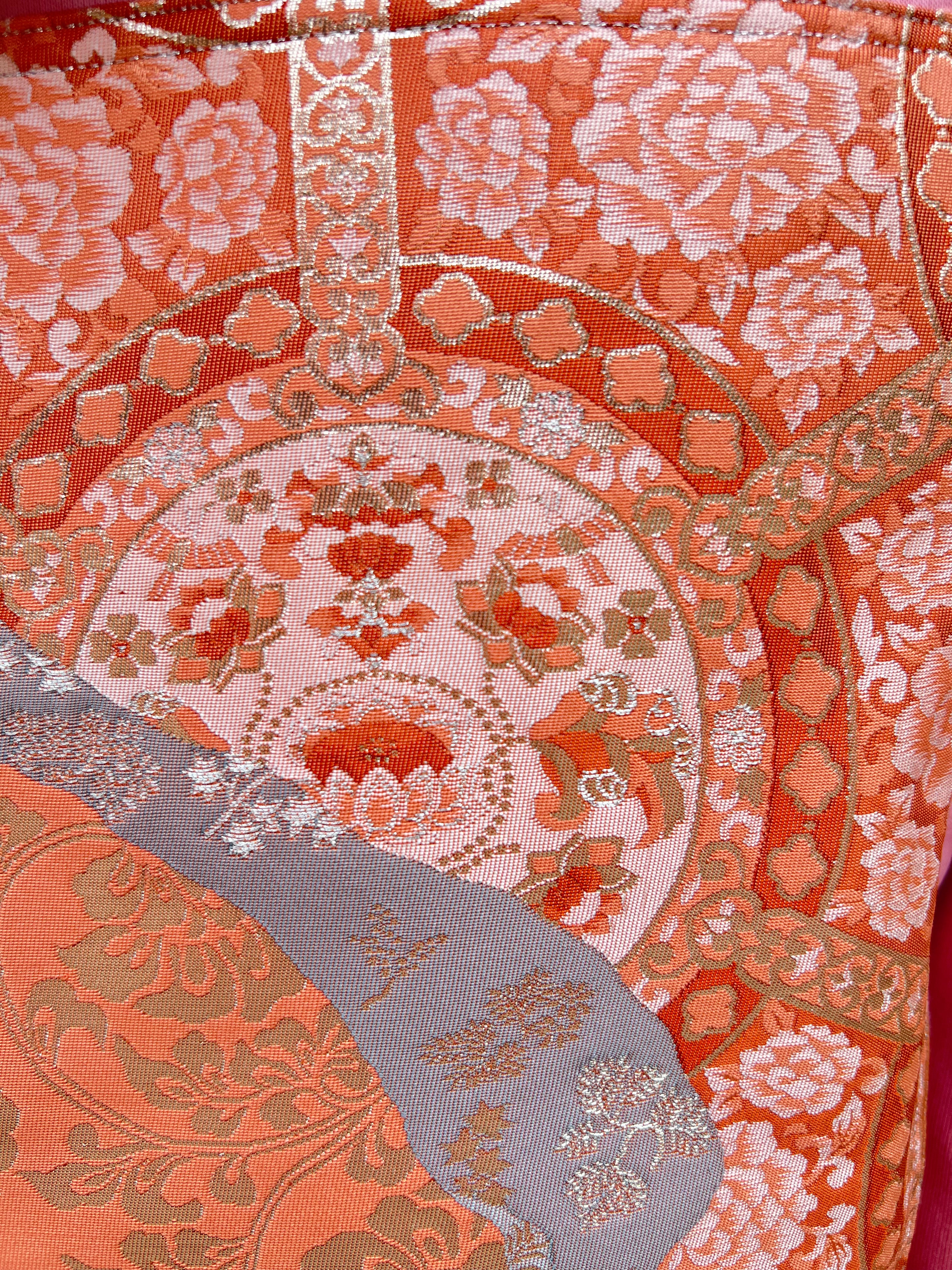 Handmade Upcycled Obi Organic Cotton Hoodie Ssize