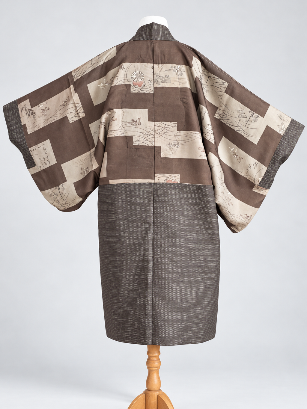 Reworked Vintage Japanese Men’s Kimono Jacket