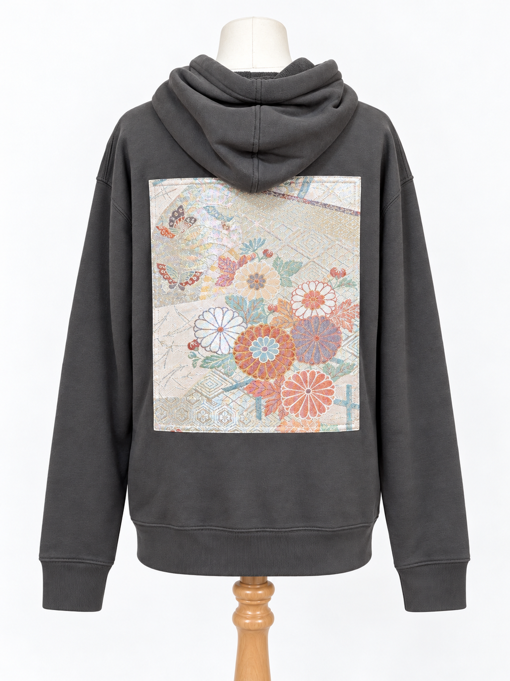Upcycled Obi Organic Cotton Hoodie 2XL