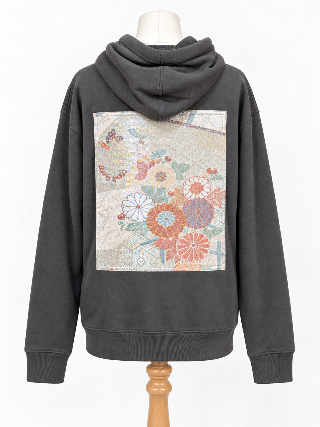 Upcycled Obi Organic Cotton Hoodie 2XL