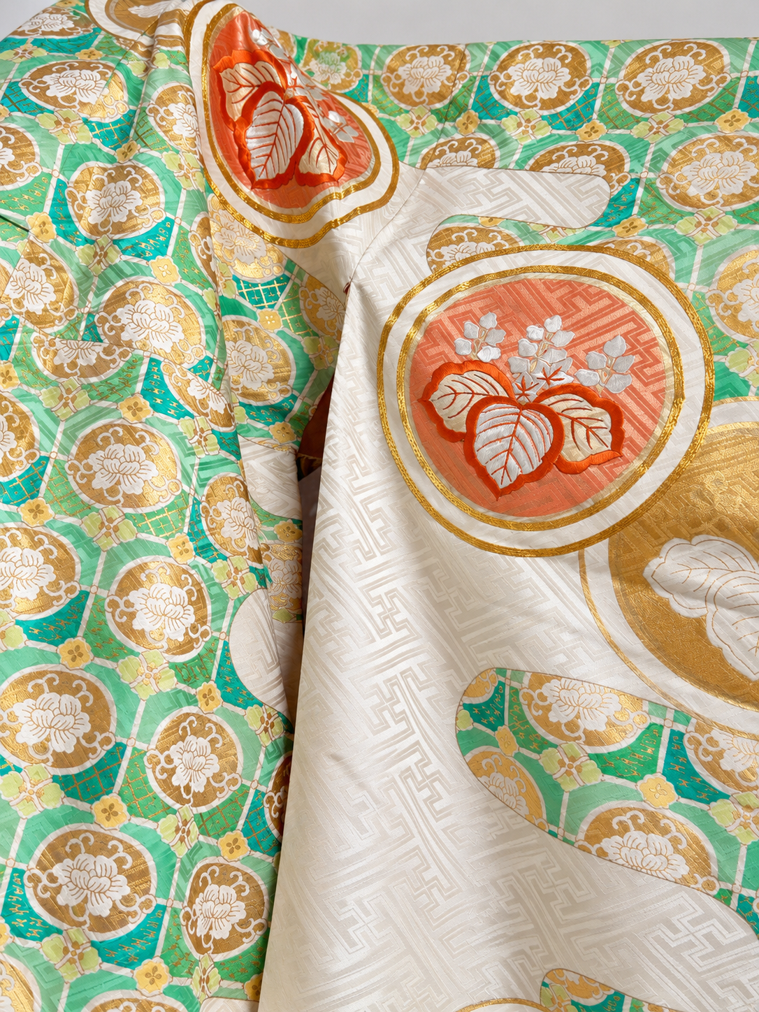 Vintage Japanese Silk Furisode Kimono