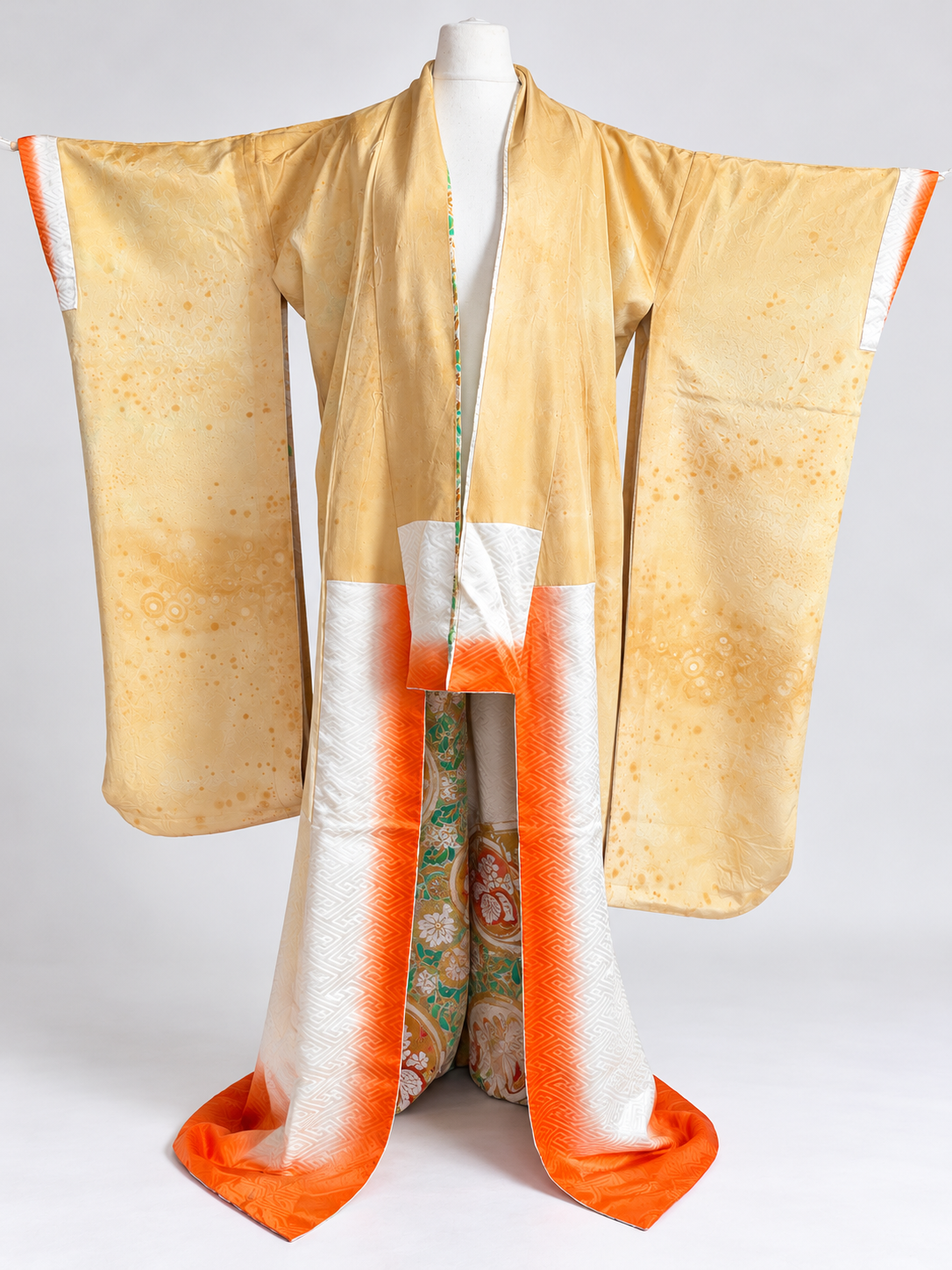 Vintage Japanese Silk Furisode Kimono