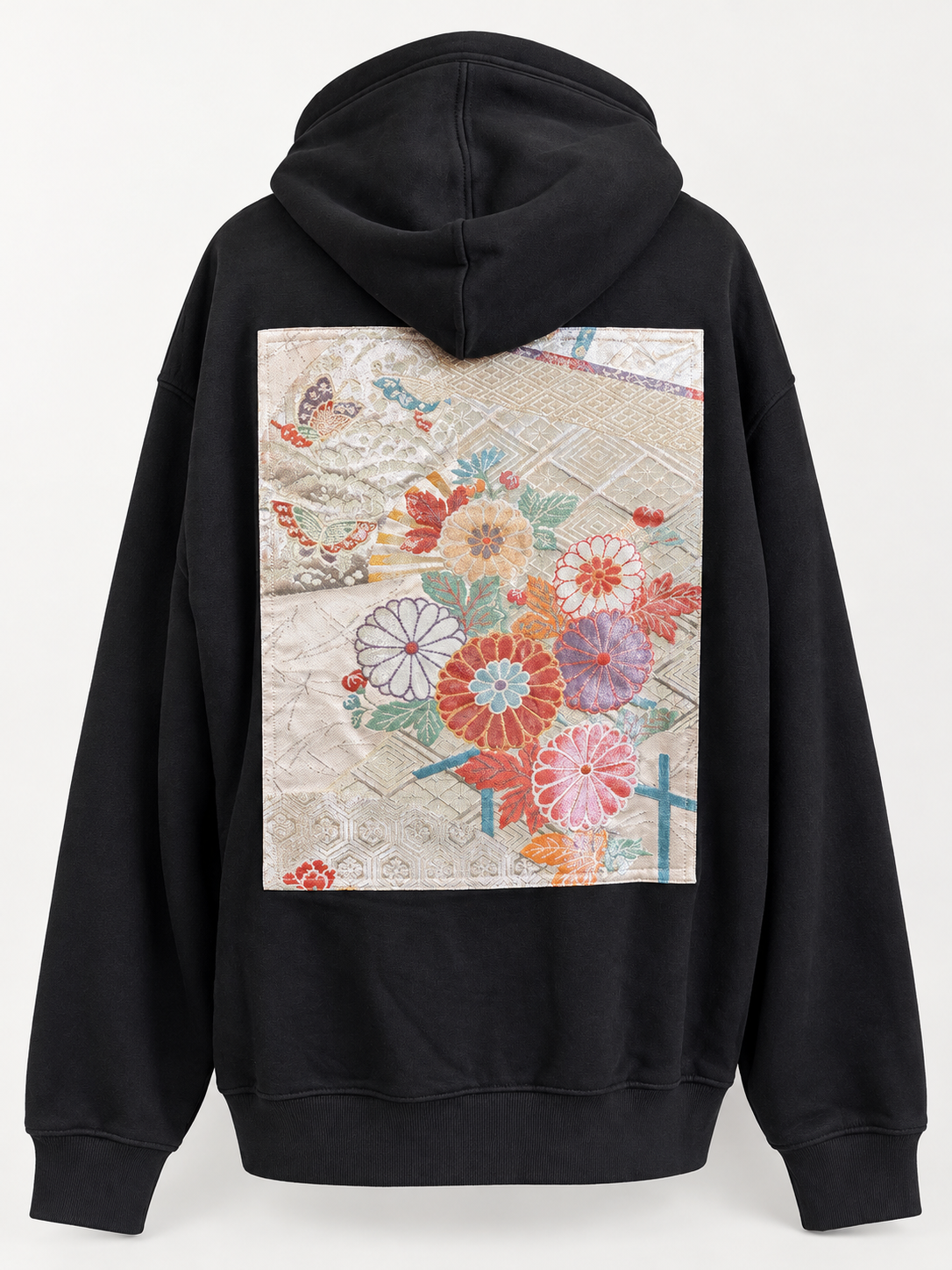 Upcycled Obi Organic Cotton Hoodie 2XL