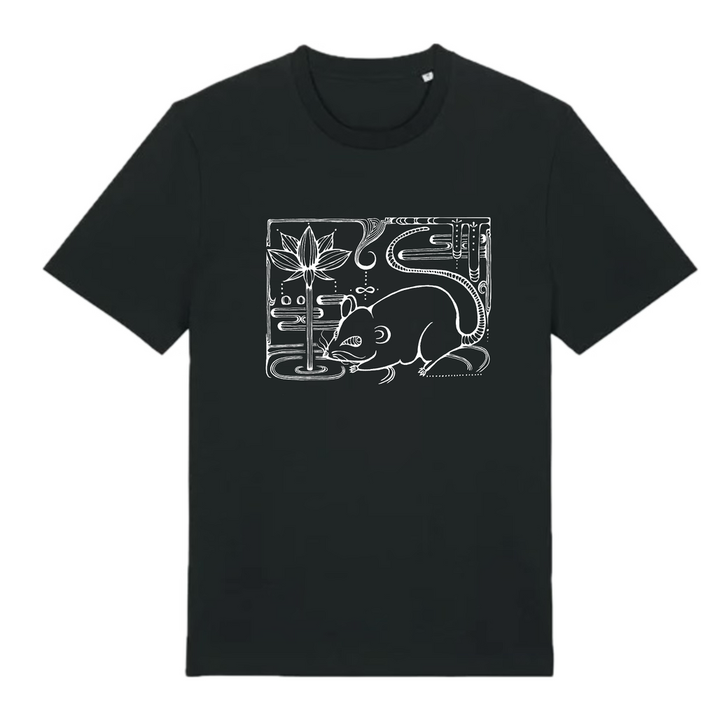 Japanese Zodiac “Mouse / Rat” T-Shirt – Hand-Drawn Eto Design